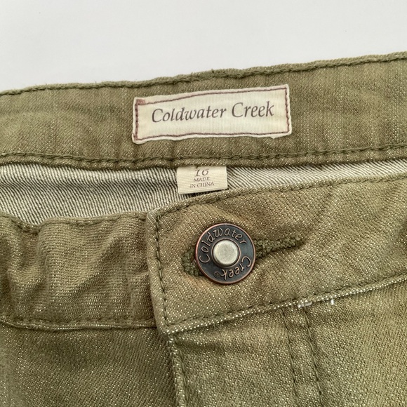 Coldwater Creek Olive Straight Leg Pants - Picture 5 of 5